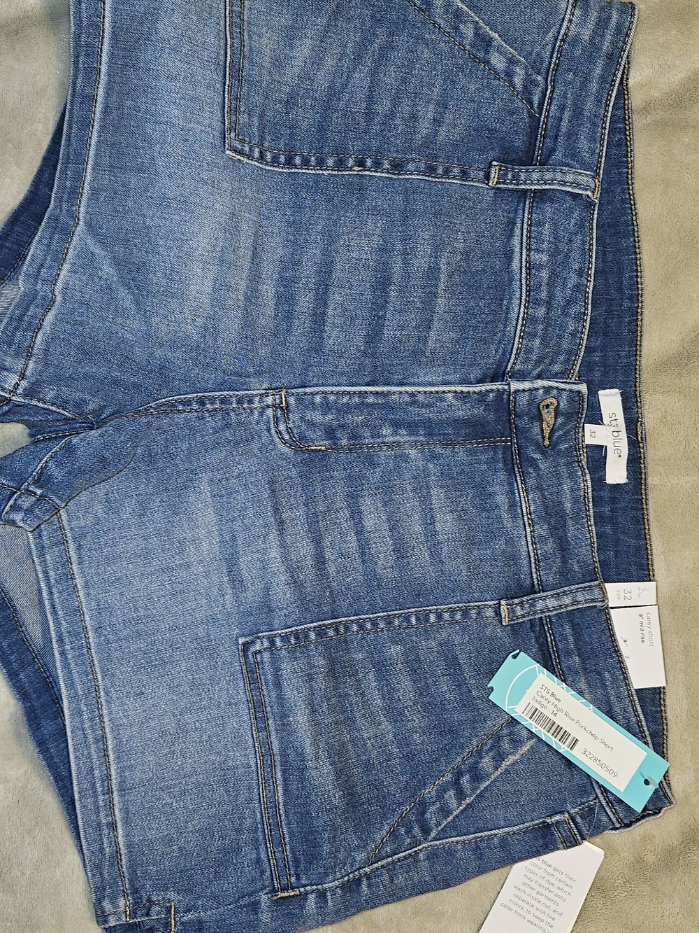 STS Blue Medium Blue Denim Jean Shorts